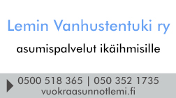Lemin Vanhustentuki r.y. logo